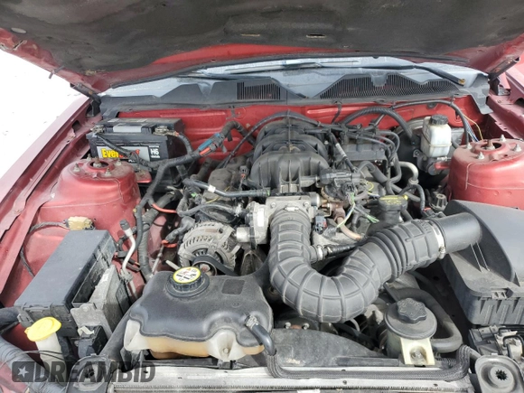 2010 Ford Mustang V6 with VIN 1ZVBP8AN2A5111910, listed as a Copart auction lot 42940665 with Not Provided miles and Salvage Title. Bid and sale history available at DreamBid. Image 11.