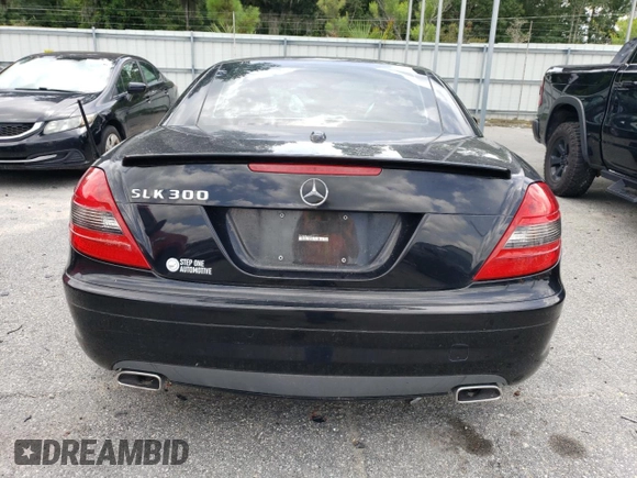 2010 Mercedes-Benz SLK-Class SLK 300 with VIN WDBWK5EA0AF230525, listed as a Copart auction lot 62399164 with 38,250 mi miles and Salvage Title. Bid and sale history available at carsss.com. Image 6.