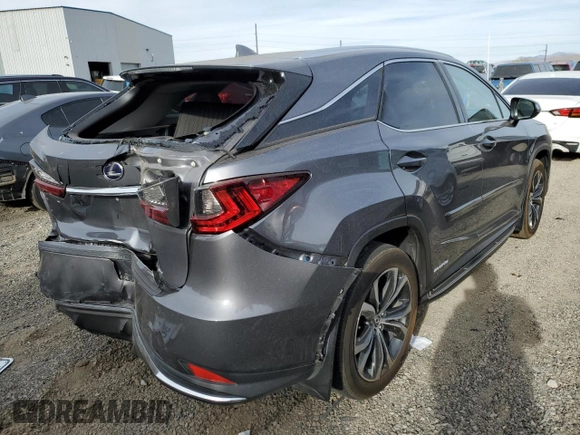 2020 Lexus RX with VIN 2T2HGMDA1LC054731, listed as a Copart auction lot 65292862 with 25,489 mi miles. Bid and sale history available at carsss.com. Image 4.