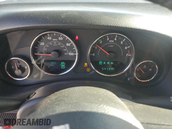 2015 Jeep Wrangler Unlimited Willys Wheeler with VIN 1C4BJWDG8FL574014, listed as a Copart auction lot 51921255 with 54,134 mi miles and Salvage Title. Bid and sale history available at DreamBid. Image 9.