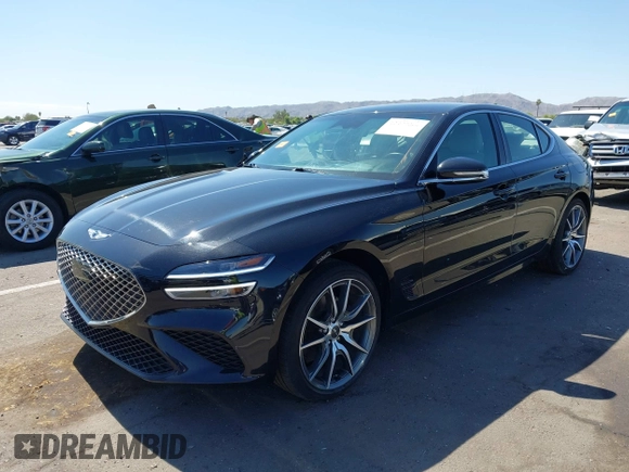 2023 Genesis G70 2.0T with VIN KMTG34TA3PU132398, listed as a IAAI auction lot 42497066 with 34,759 mi miles and . Bid and sale history available at DreamBid. Image 17.