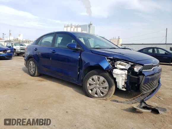 2018 Kia Rio S with VIN 3KPA24AB7JE127617, listed as a Copart auction lot 69755244 with 72,254 mi miles and Salvage Title. Bid and sale history available at DreamBid. Image 4.