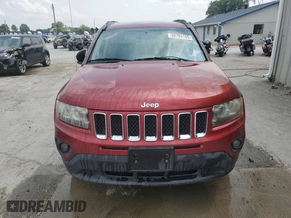 2016 Jeep Compass Sport с VIN 1C4NJDBB0GD550343, выставлен на аукционе Copart как лот 59705185 с пробегом 134 636 миль миль и Списание • Salvage title. История ставок и продаж доступна на DreamBid. Изображение 5.