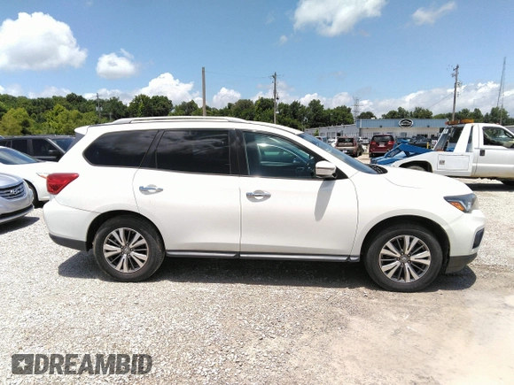 2017 Nissan Pathfinder SV with VIN 5N1DR2MN8HC665291, listed as a IAAI auction lot 42560354 with 190,336 mi miles and . Bid and sale history available at DreamBid. Image 13.
