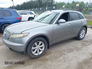 2005 Infiniti FX with VIN JNRAS08U65X109373, listed as a IAAI auction lot 42264271 with 157,681 mi miles and . Bid and sale history available at DreamBid. Image 2.
