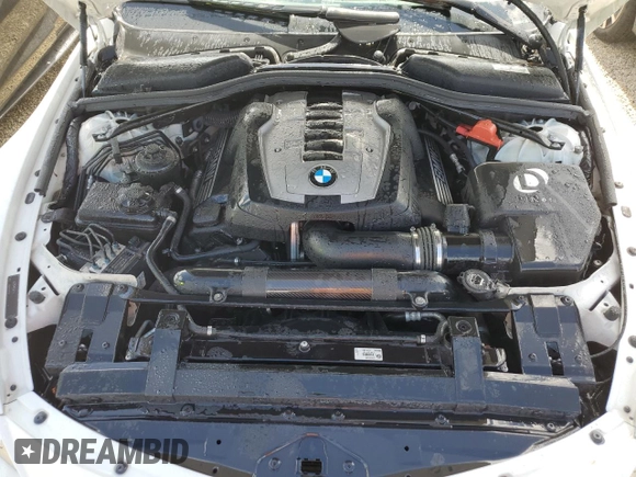 2009 BMW 6 Series 650i with VIN WBAEB53589CX64448, listed as a Copart auction lot 73867784 with 80,795 mi miles and Salvage Title. Bid and sale history available at carsss.com. Image 11.