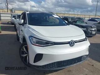 2023 Volkswagen ID.4 Pro with VIN 1V2VMPE84PC032913, listed as a IAAI auction lot 41131284 with 2,599 mi miles and . Bid and sale history available at DreamBid. Image 1.