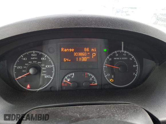 2018 Ram ProMaster Cargo with VIN 3C6URVJG1JE102195, listed as a Copart auction lot 48603415 with 303,860 mi miles and Clean Title. Bid and sale history available at carsss.com. Image 9.