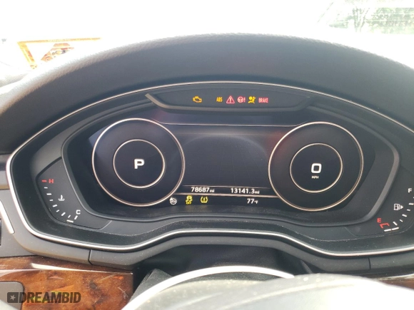 2017 Audi allroad Premium Plus with VIN WA18NAF46HA072681, listed as a Copart auction lot 68056523 with 78,687 mi miles. Bid and sale history available at carsss.com. Image 9.