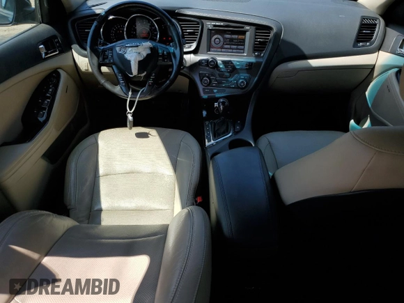 2013 Kia Optima EX with VIN 5XXGN4A72DG224572, listed as a Copart auction lot 61649305 with 114,336 mi miles and Salvage title. Bid and sale history available at DreamBid. Image 8.