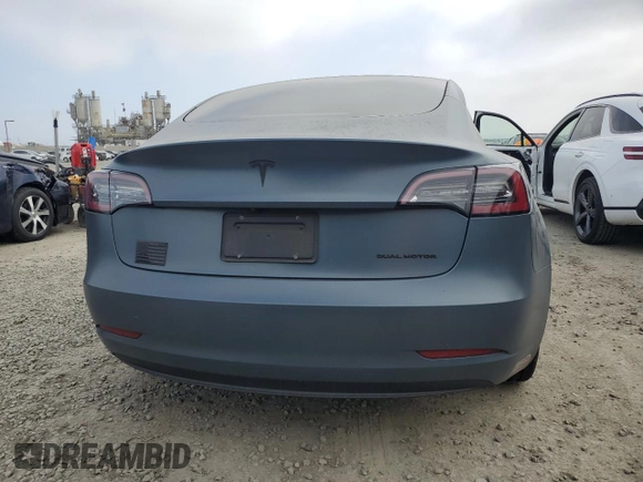2021 Tesla Model 3 Long Range with VIN 5YJ3E1EB8MF006859, listed as a Copart auction lot 50344475 with 41,462 mi miles and Salvage Title. Bid and sale history available at DreamBid. Image 6.