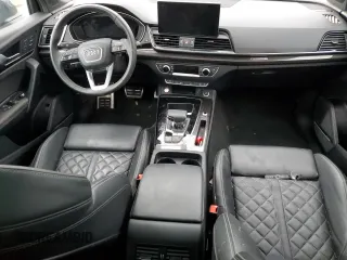 2023 Audi SQ5 Premium Plus with VIN WA1B4AFY7P2146601, listed as a Copart auction lot 46319784 with 8,273 mi miles and Salvage title. Bid and sale history available at DreamBid. Image 8.