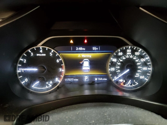 2018 Nissan Murano Platinum with VIN 5N1AZ2MH7JN132386, listed as a Copart auction lot 50158755 with 117,377 mi miles and Salvage Title. Bid and sale history available at DreamBid. Image 9.