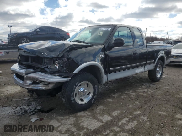 1997 Ford F-150 XL with VIN 1FTDX18W7VNB91535, listed as a Copart auction lot 47724665 with 206,357 mi miles and Clean Title. Bid and sale history available at carsss.com. Image 1.