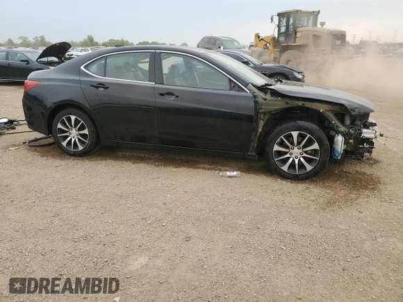 2017 Acura TLX with VIN 19UUB1F39HA004574, listed as a Copart auction lot 58844505 with 86,062 mi miles and Salvage title. Bid and sale history available at DreamBid. Image 4.