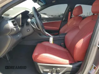 2024 Genesis G70 2.5T with VIN KMTG34SC7RU139599, listed as a Copart auction lot 62535435 with 9,416 mi miles and Salvage title. Bid and sale history available at DreamBid. Image 7.