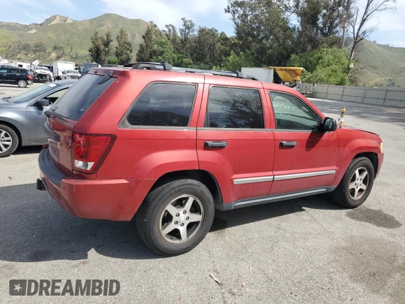 2005 Jeep Grand Cherokee with VIN 1J8HS48N55C658562, listed as a Copart auction lot 56601705 with 178,522 mi miles and Clean title. Bid and sale history available at DreamBid. Image 3.