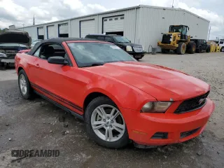 2012 Ford Mustang V6 with VIN 1ZVBP8EMXC5257153, listed as a Copart auction lot 58206405 with 188,460 mi miles and Salvage title. Bid and sale history available at DreamBid. Image 4.
