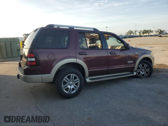 2007 Ford Explorer Eddie Bauer z VIN 1FMEU64807UA86793, wystawiony jako Copart lot #60131325 z przebiegiem 106 420 mil mil oraz Szkoda całkowita • Salvage title. Historia ofert i sprzedaży dostępna na DreamBid. Obrazek 3.