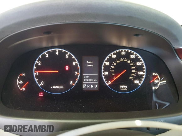 2007 Hyundai Azera SE with VIN KMHFC46F97A146899, listed as a Copart auction lot 62515625 with 122,888 mi miles and Clean title. Bid and sale history available at DreamBid. Image 9.
