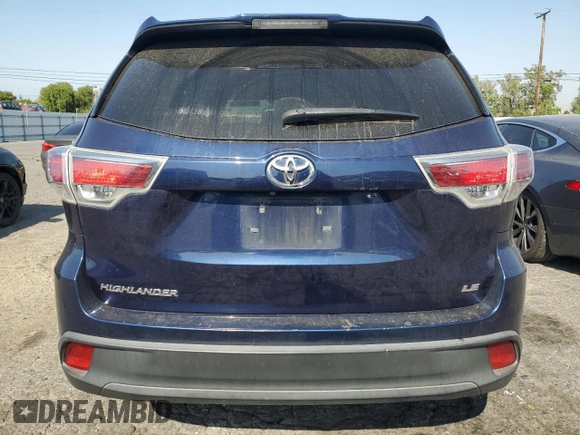 2015 Toyota Highlander LE z VIN 5TDZARFH1FS015053, wystawiony jako Copart lot #58525915 z przebiegiem 182 304 mil mil oraz Szkoda całkowita • Salvage title. Historia ofert i sprzedaży dostępna na DreamBid. Obrazek 6.