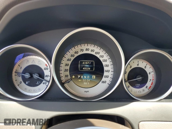 2012 Mercedes-Benz C-Class C 250 Sport with VIN WDDGF4HB4CR238689, listed as a Copart auction lot 54550575 with 45,226 mi miles and Salvage Title. Bid and sale history available at carsss.com. Image 9.