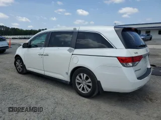 2014 Honda Odyssey EX-L with VIN 5FNRL5H67EB051217, listed as a Copart auction lot 59954225 with 262,816 mi miles and Salvage title. Bid and sale history available at DreamBid. Image 2.