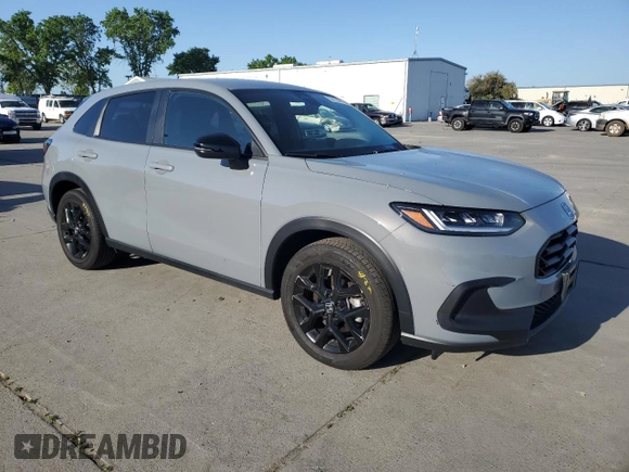 2024 Honda HR-V Sport with VIN 3CZRZ1H59RM751315, listed as a Copart auction lot 52126315 with 14,897 mi miles and Salvage title. Bid and sale history available at DreamBid. Image 4.