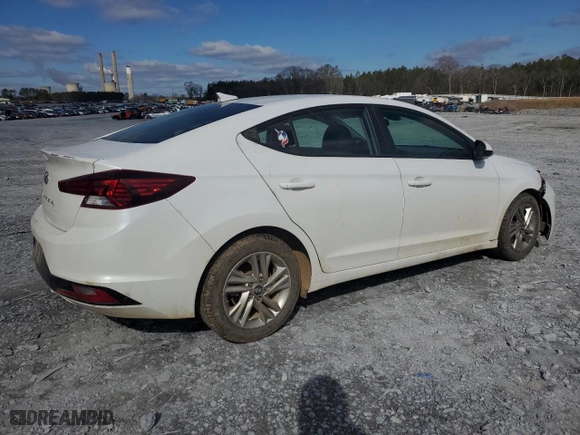 2019 Hyundai Elantra SEL with VIN 5NPD84LF8KH449482, listed as a Copart auction lot 48131345 with 109,920 mi miles and Salvage Title. Bid and sale history available at carsss.com. Image 3.
