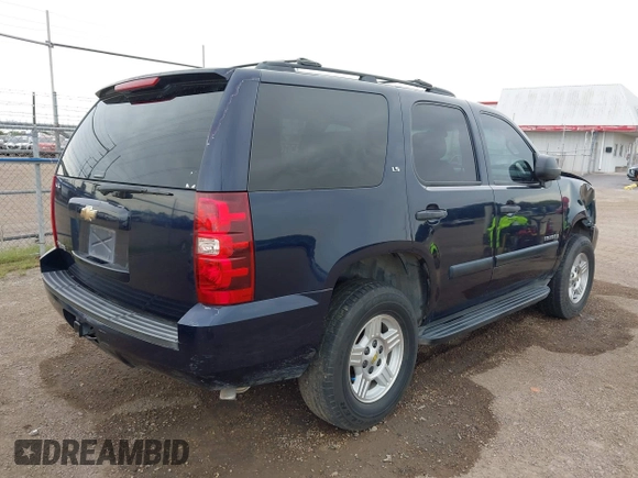 2008 Chevrolet Tahoe LS with VIN 1GNFC13C78R132796, listed as a IAAI auction lot 42486971 with 205,225 mi miles and . Bid and sale history available at DreamBid. Image 4.