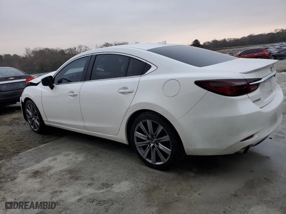 2018 Mazda Mazda6 Grand Touring Reserve with VIN JM1GL1WY1J1315507, listed as a Copart auction lot 86773394 with 150,647 mi miles and Salvage Title. Bid and sale history available at carsss.com. Image 2.