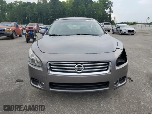 2014 Nissan Maxima S with VIN 1N4AA5AP5EC491610, listed as a Copart auction lot 62063895 with 80,812 mi miles and Salvage title. Bid and sale history available at DreamBid. Image 5.