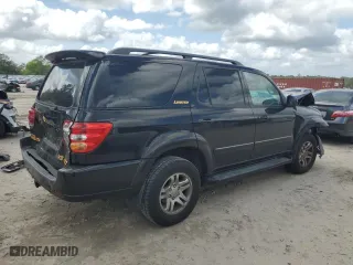 2004 Toyota Sequoia Limited with VIN 5TDBT48A74S216869, listed as a Copart auction lot 51579025 with 130,371 mi miles and Salvage Title. Bid and sale history available at carsss.com. Image 3.