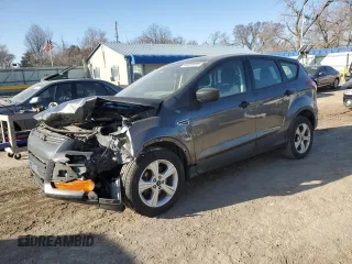 2015 Ford Escape S with VIN 1FMCU0F76FUA91570, listed as a Copart auction lot 48404455 with 136,400 mi miles and Salvage Title. Bid and sale history available at carsss.com. Image 1.