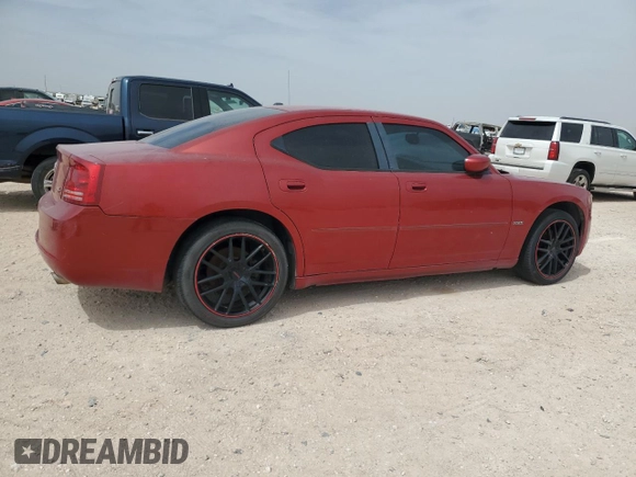 2006 Dodge Charger R/T with VIN 2B3KA53H56H195877, listed as a Copart auction lot 54815945 with 204,993 mi miles and Salvage Title. Bid and sale history available at carsss.com. Image 3.