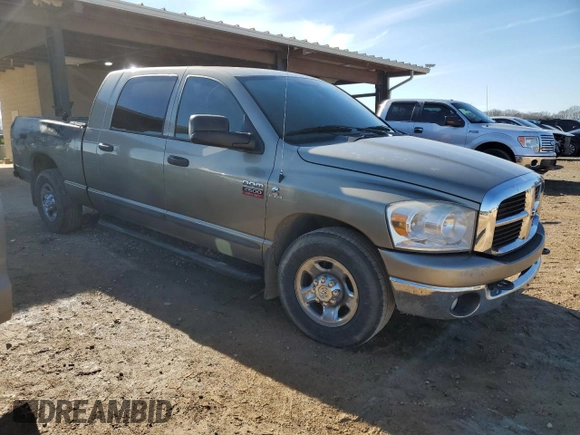 2008 Dodge Ram 2500 SLT with VIN 3D7KR29AX8G126840, listed as a Copart auction lot 88688525 with 0 mi miles and Salvage Title. Bid and sale history available at carsss.com. Image 4.