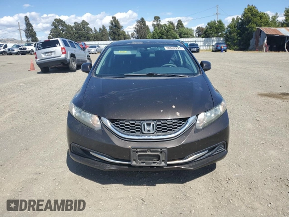 2013 Honda Civic LX z VIN 2HGFB2F50DH577942, wystawiony jako Copart lot #56522225 z przebiegiem 121 156 mil mil oraz Szkoda całkowita • Salvage title. Historia ofert i sprzedaży dostępna na DreamBid. Obrazek 5.