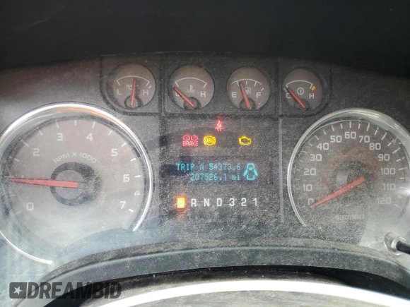 2009 Ford F-150 XL with VIN 1FTRW12889FA57183, listed as a Copart auction lot 58434525 with 207,526 mi miles and Salvage title. Bid and sale history available at DreamBid. Image 9.