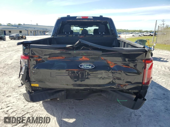 2024 Ford F-150 STX with VIN 1FTEW2KP2RKD25390, listed as a Copart auction lot 47856945 with 12,500 mi miles and Salvage Title. Bid and sale history available at carsss.com. Image 6.