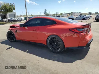 2021 BMW M4 Competition with VIN WBS33AZ05MCG85464, listed as a Copart auction lot 46995985 with 56,857 mi miles and Non Repairable. Bid and sale history available at carsss.com. Image 2.