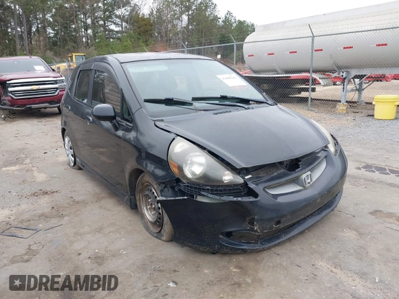 2007 Honda Fit Sport with VIN JHMGD37617S061689, listed as a IAAI auction lot 41498241 with 129,466 mi miles. Bid and sale history available at carsss.com. Image 6.