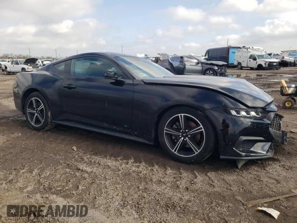 2024 Ford Mustang EcoBoost with VIN 1FA6P8TH3R5107216, listed as a Copart auction lot 43334045 with 31,659 mi miles and Salvage Title. Bid and sale history available at DreamBid. Image 4.