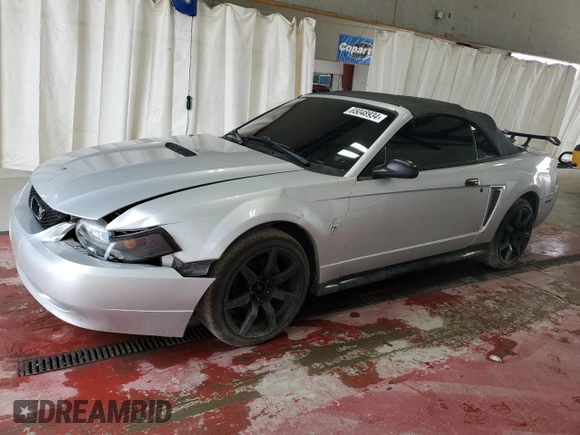 2001 Ford Mustang Deluxe with VIN 1FAFP44491F257379, listed as a Copart auction lot 65048934 with 168,506 mi miles and Non Repairable. Bid and sale history available at carsss.com. Image 1.
