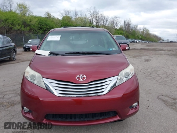 2013 Toyota Sienna XLE with VIN 5TDDK3DC1DS052600, listed as a IAAI auction lot 42055747 with 187,615 mi miles and . Bid and sale history available at DreamBid. Image 13.