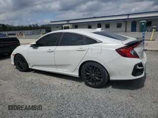 2020 Honda Civic Si with VIN 2HGFC1E52LH706108, listed as a Copart auction lot 51036085 with 40,628 mi miles and Salvage Title. Bid and sale history available at DreamBid. Image 2.