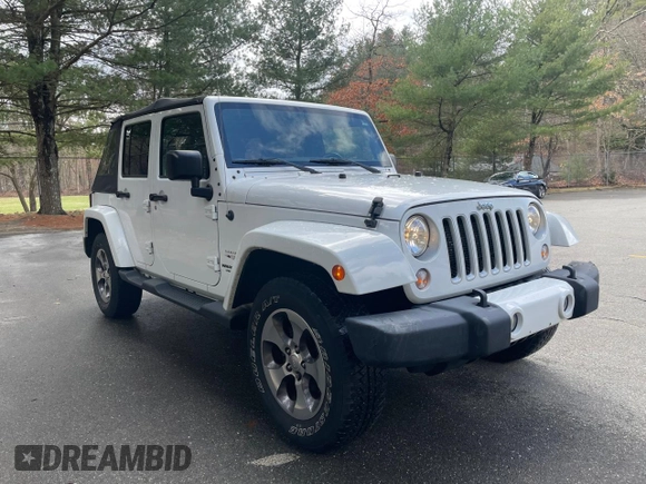 2016 Jeep Wrangler Unlimited 75th Anniversary with VIN 1C4BJWEG5GL215915, listed as a Copart auction lot 52680895 with 143,836 mi miles and Clean title. Bid and sale history available at DreamBid. Image 1.