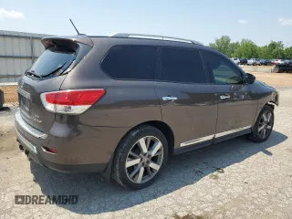 2015 Nissan Pathfinder S with VIN 5N1AR2MM1FC616327, listed as a Copart auction lot 59790175 with 141,116 mi miles and Salvage title. Bid and sale history available at DreamBid. Image 3.