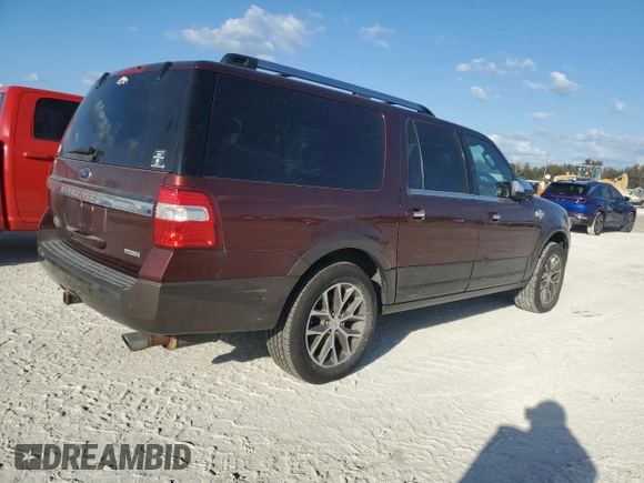 2017 Ford Expedition EL XLT with VIN 1FMJK1JT1HEA44869, listed as a Copart auction lot 76070474 with 0 mi miles and Salvage Title. Bid and sale history available at carsss.com. Image 3.