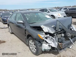 2007 Toyota Camry CE with VIN JTNBE46K973104582, listed as a IAAI auction lot 41795077 with 161,067 mi miles. Bid and sale history available at carsss.com. Image 1.
