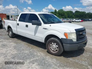 2013 Ford F-150 XL with VIN 1FTFW1CFXDFA94258, listed as a IAAI auction lot 42237736 with 205,090 mi miles and . Bid and sale history available at DreamBid. Image 1.